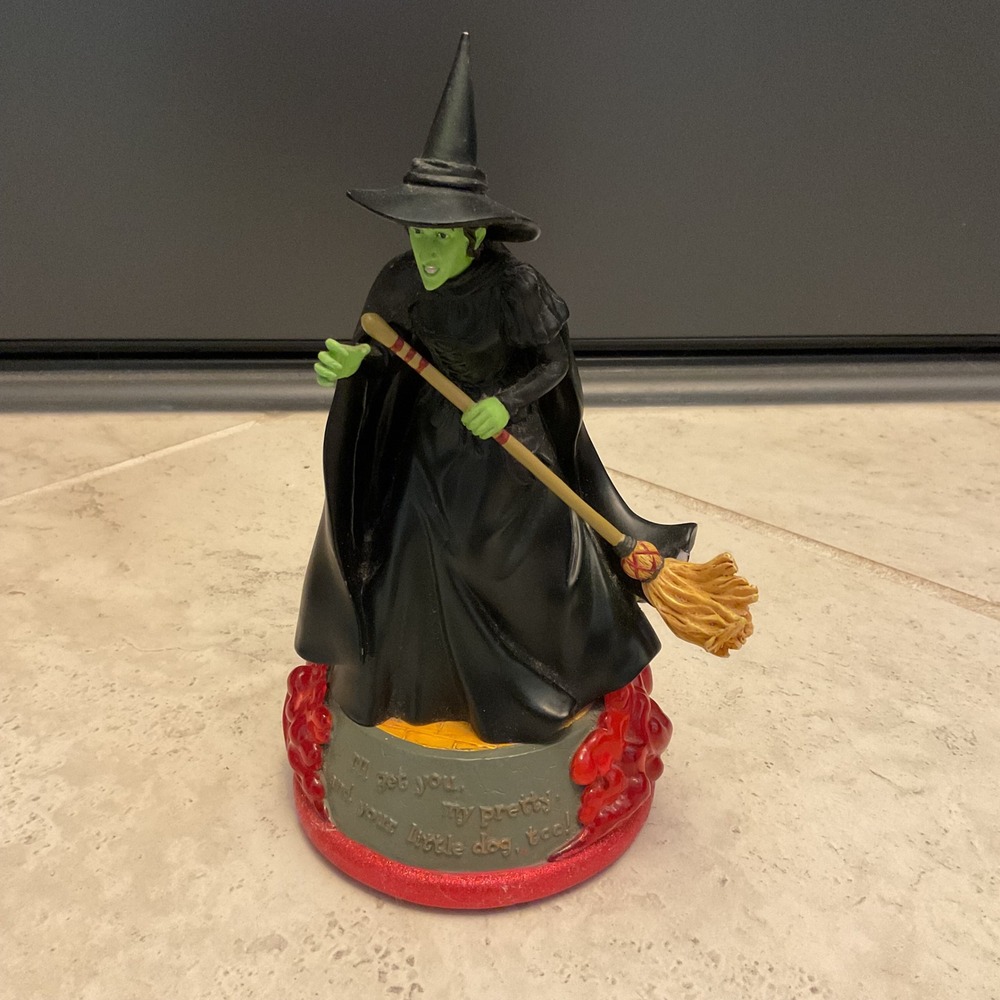 San Francisco Music Box Wizard of Oz Wicked Witch Figurine Witch Fanfare Tune